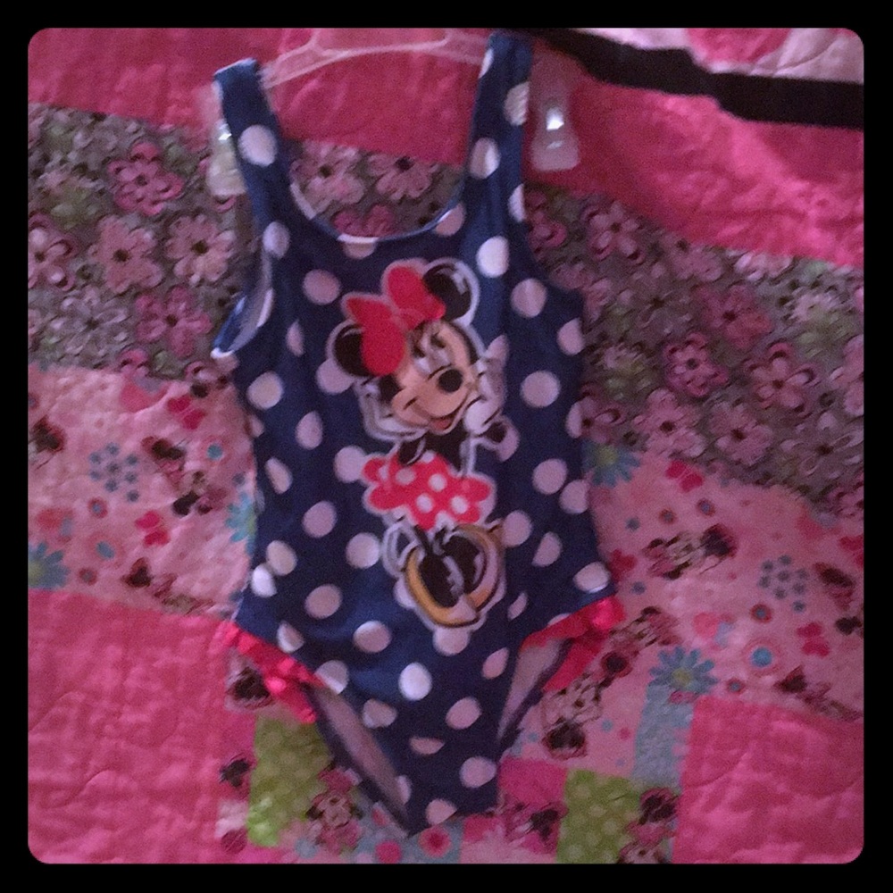 Minnie Mouse one piece swimsuit